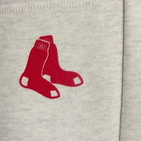 Women's Fanatics Oatmeal Heather Boston Red Sox Iconic Terry Track Pants
