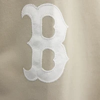 Women's Fanatics Sepia Tint Boston Red Sox Iconic Terry Full-Zip Hoodie