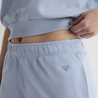 Women's Fanatics Sky Blue Boston Red Sox Iconic Terry Track Shorts