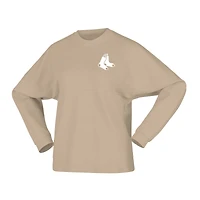 Sweat-shirt en polaire de marque Fanatics Tan Boston Red Sox pour femmes