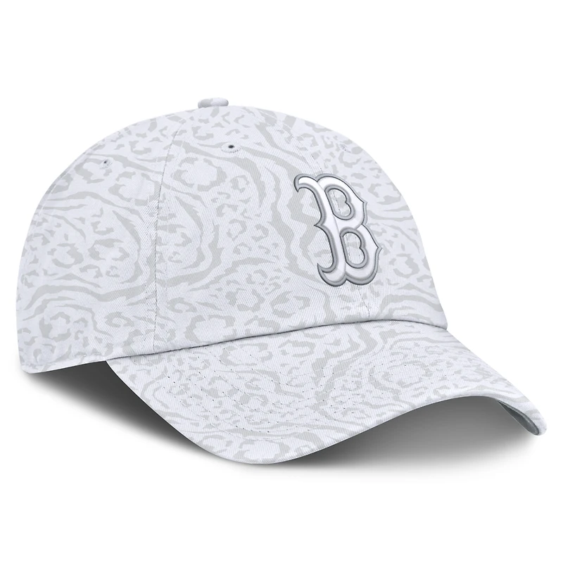 Women's Fanatics White Boston Red Sox Umbra Adjustable Hat