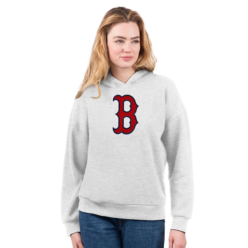 Women's G-III 4Her by Carl Banks  Navy/Bright Heather Ceramic Boston Red Sox T-Shirt and Hoodie Combo Pack