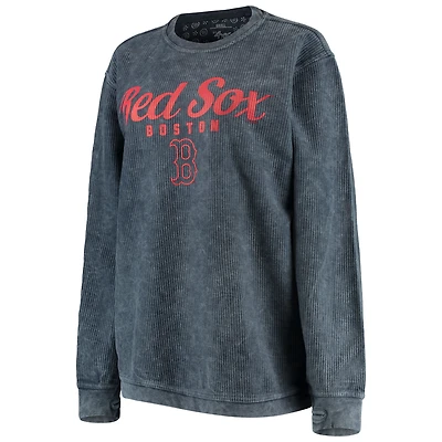 Chandail à enfiler confortable en cordon Boston Red Sox G-III 4Her by Carl Banks pour femme, bleu marine
