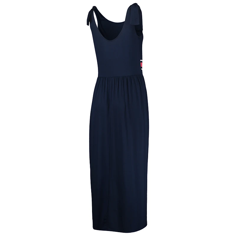 Women's G-III 4Her by Carl Banks Navy Boston Red Sox Game Over Maxi Dress