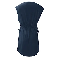 Women's G-III 4Her by Carl Banks Navy Boston Red Sox G.O.A.T Swimsuit Cover-Up Dress