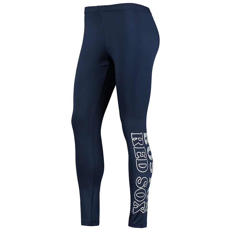 Leggings légers G-III 4Her pour femmes par Carl Banks, bleu marine, Boston Red Sox Stadium