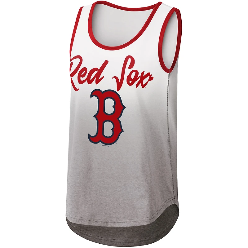 Women's G-III 4Her by Carl Banks White Boston Red Sox Logo Opening Day - Tank Top
