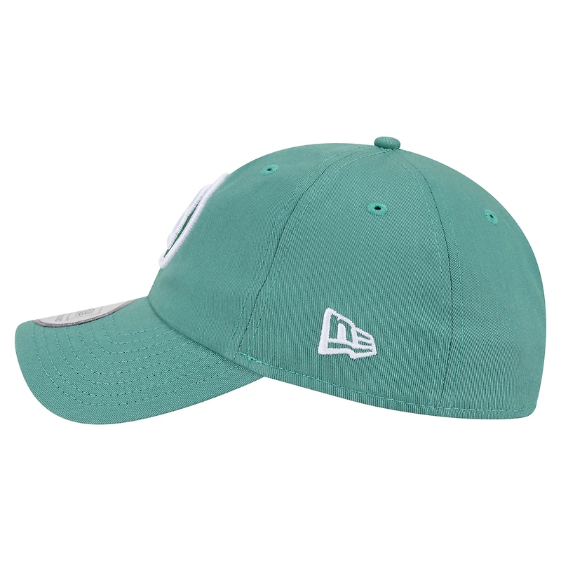 Casquette ajustable classique décontractée Boston Red Sox City Connect verte pour femme