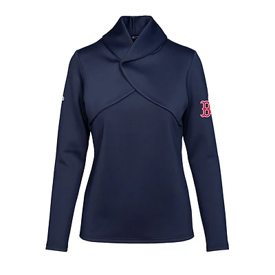 Women's Levelwear Navy Boston Red Sox Juliet Insignia 2.0 Pullover Sweatshirt