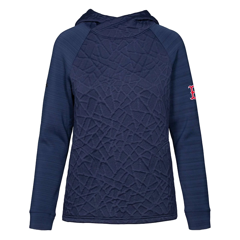 Sweat à capuche bleu marine Kenzie Insignia 2.0 pour femme des Boston Red Sox