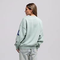 Women's Mitchell & Ness  Green Boston Red Sox Yacht Rock Sweatshirt