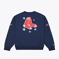 Sweat-shirt Mitchell & Ness bleu marine pour femme