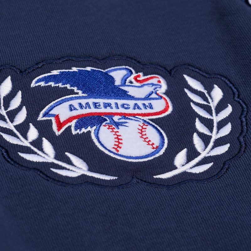 Women's Mitchell & Ness  Navy Boston Red Sox Pep Rally Sweatshirt