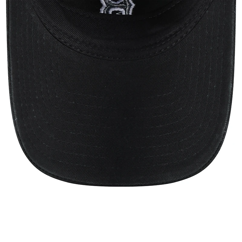 Casquette ajustable Glitz 9TWENTY Boston Red Sox noire New Era pour femme