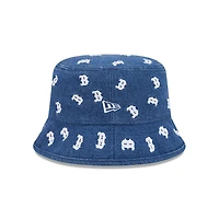 Bob en denim New Era Boston Red Sox pour femme