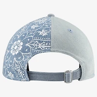 Casquette ajustable New Era Boston Red Sox Denim Patchwork 9TWENTY pour femme