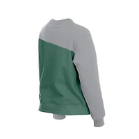 Women's New Era  Dark Green Boston Red Sox City Connect Gameday Crewneck Fleece Sweatshirt