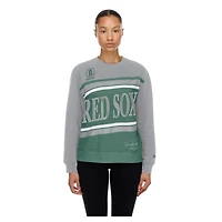 Sweat-shirt polaire à col rond New Era vert foncé pour femme, Boston Red Sox City Connect Gameday, de la marque Era.
