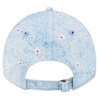 Women's New Era  Light Blue Boston Red Sox Daisy All Over 9TWENTY Adjustable Hat