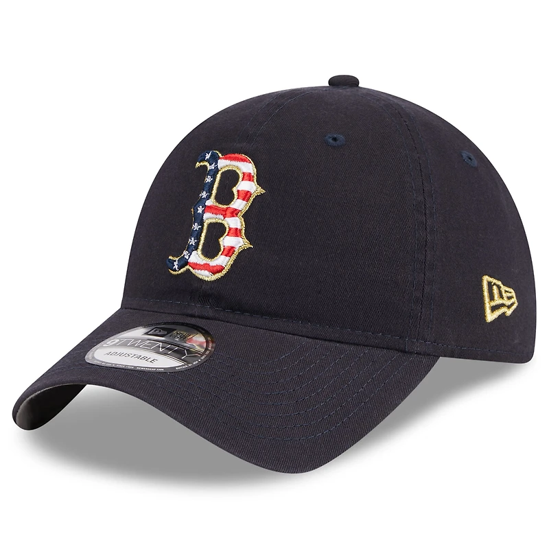 Casquette réglable New Era Boston Red Sox 2023 Fourth of July 9TWENTY pour femme