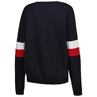 Sweat-shirt New Era bleu marine pour femmes des Red Sox de Boston Game Day Crew
