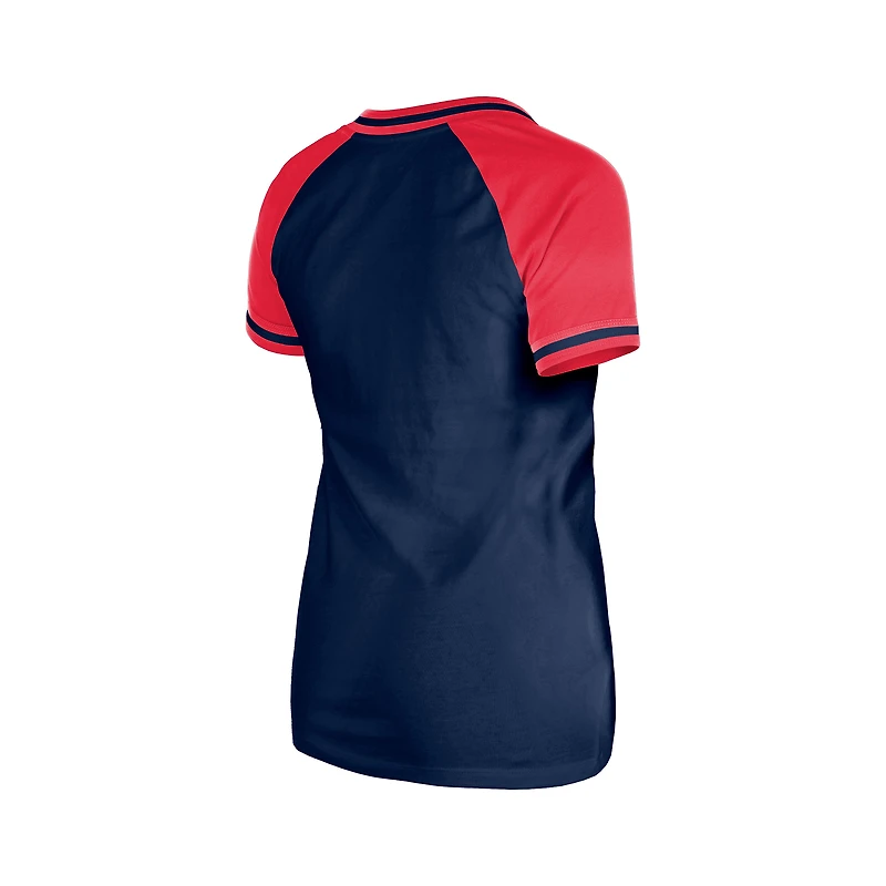 Women's New Era Navy Boston Red Sox Gameday V-Neck T-Shirt