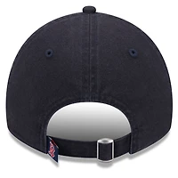 Casquette réglable New Era Boston Red Sox Leaves 9TWENTY pour femme, bleu marine