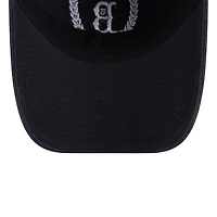 Women's New Era Navy Boston Red Sox Leaves 9TWENTY Adjustable Hat