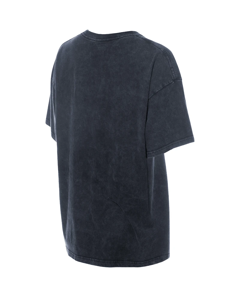 T-shirt oversize délavé minéral bleu marine des Boston Red Sox pour femme New Era