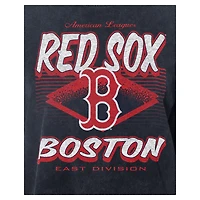 T-shirt oversize délavé minéral bleu marine des Boston Red Sox pour femme New Era