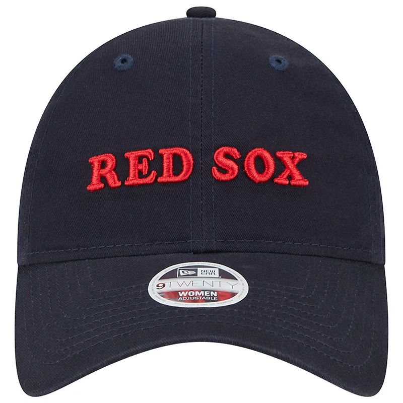 Women's New Era Navy Boston Red Sox Shoutout 9TWENTY Adjustable Hat