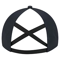 Casquette New Era 9FORTY Flex bleu marine pour femme avec queue de cheval et logo de l'équipe des Red Sox de Boston