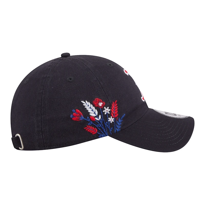 Women's New Era Navy Boston Red Sox Wildflower Casual Classic Adjustable Hat
