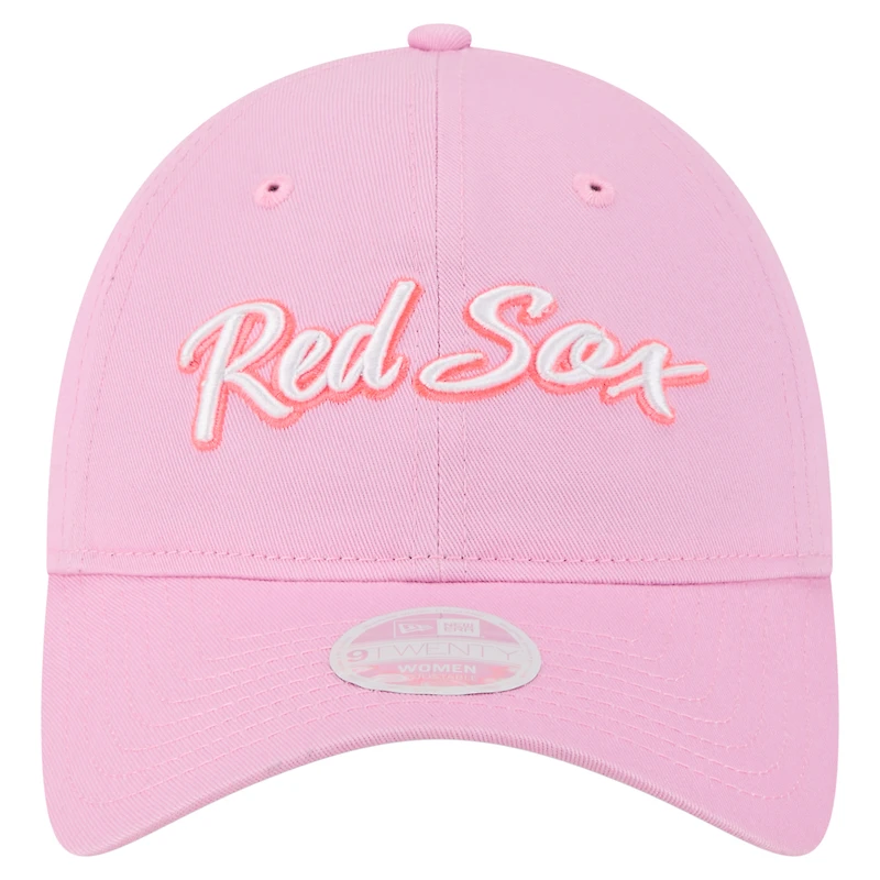Casquette ajustable 9TWENTY rose des Boston Red Sox pour la fête des mères pour femme de New Era