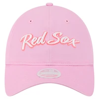 Casquette ajustable 9TWENTY rose des Boston Red Sox pour la fête des mères pour femme de New Era