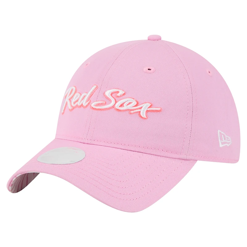 Casquette ajustable 9TWENTY rose des Boston Red Sox pour la fête des mères pour femme de New Era
