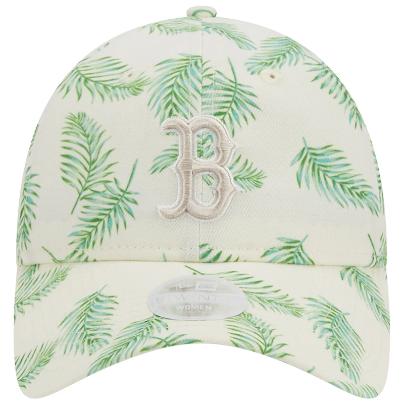 Casquette ajustable 9TWENTY Palms des Boston Red Sox New Era pour femme, blanche