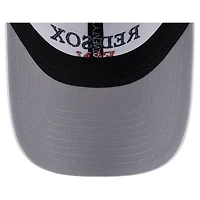 Casquette ajustable New Era blanche pour femme, fan de l'équipe des Red Sox de Boston, modèle 9TWENTY