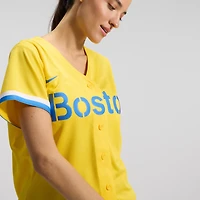 Women's Nike David Ortiz Gold Boston Red Sox City Connect Replica Player Jersey