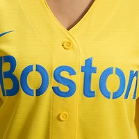 Women's Nike David Ortiz Gold Boston Red Sox City Connect Replica Player Jersey
