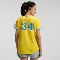 Women's Nike David Ortiz Gold Boston Red Sox City Connect Replica Player Jersey