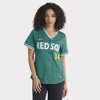 Women's Nike David Ortiz Green Boston Red Sox 2025 City Connect Limited Retired Player Jersey