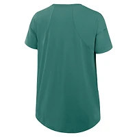 Women's Nike Green Boston Red Sox 2025 City Connect Flowy Fashion Tri-Blend Dri-FIT T-Shirt