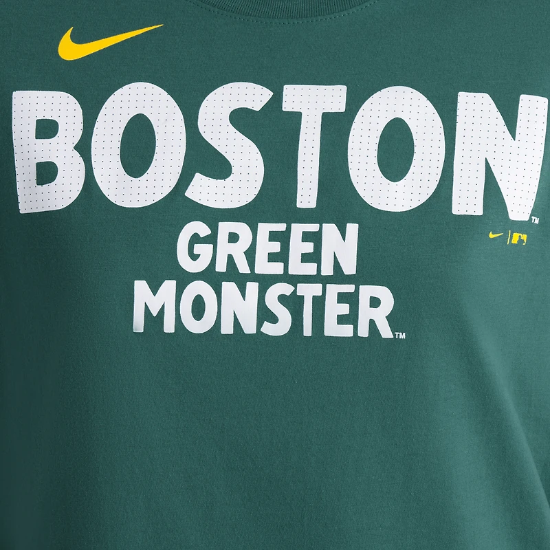Women's Nike  Green Boston Red Sox 2025 City Connect Wordmark T-Shirt
