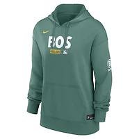 Women's Nike Green Boston Red Sox Authentic Collection City Connect Therma Hoodie