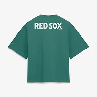 T-shirt Nike City Connect Pocket Boxy vert Boston Red Sox pour femme