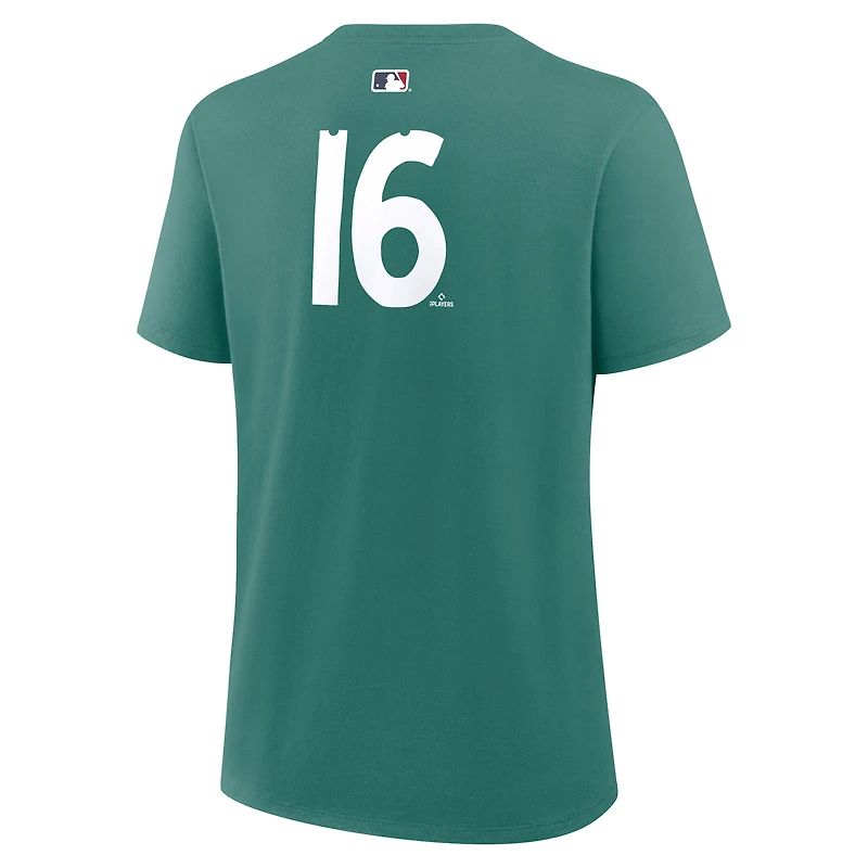 Women's Nike Jarren Duran Green Boston Red Sox City Connect Name & Number T-Shirt