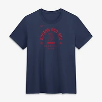 Women's Nike Navy Boston Red Sox Authentic Collection Early Work Tri-Blend Dri-FIT T-Shirt