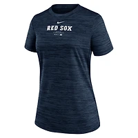 Women's Nike Navy Boston Red Sox Authentic Collection Velocity Performance T-Shirt