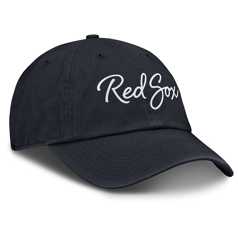 Women's Nike  Navy Boston Red Sox Cooperstown Club Script Adjustable Hat